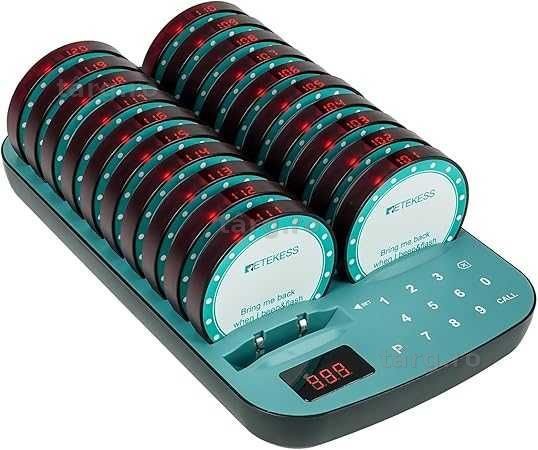 Sistem de pagere pentru restaurante Retekess TD167A - Set 20 de pagere - OBIECT SIGILAT - Amanet FRESH Galati