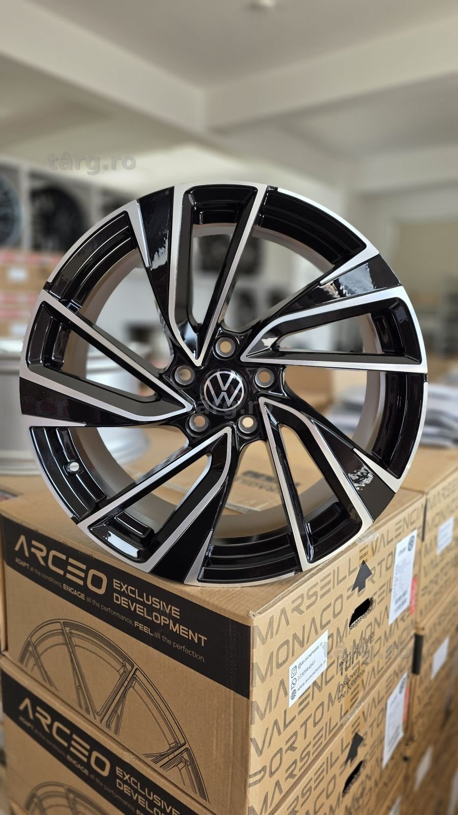 Jante Stil R-Line 18 5x112 Noi VW Golf 5 6 7 8 Passat B6 B7 B8 Tiguan Touran Arteon Skoda Octavia Superb Kodiaq Seat Leon Ateca Cupra Audi A3 Caddy