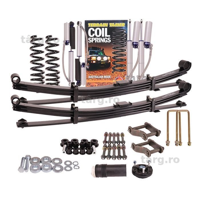 suspensie - kit complet terrain tamer pro cu rezervor reglabile +4/5cm ranger 2022+ si amarok 2022+