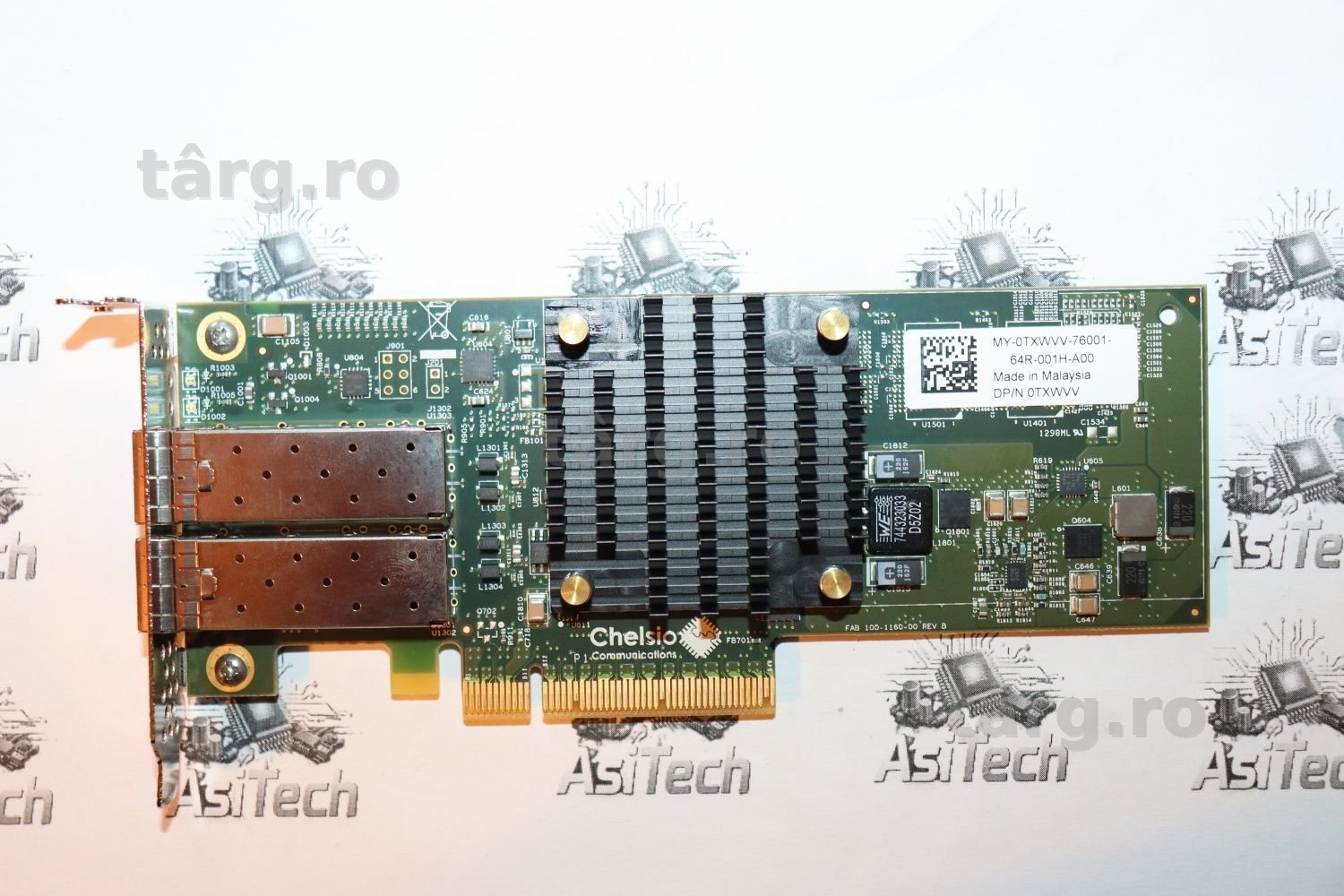 Placa Retea Dell Chelsio T520-SO-CR Dual Port 10 GbE 0TXWVV