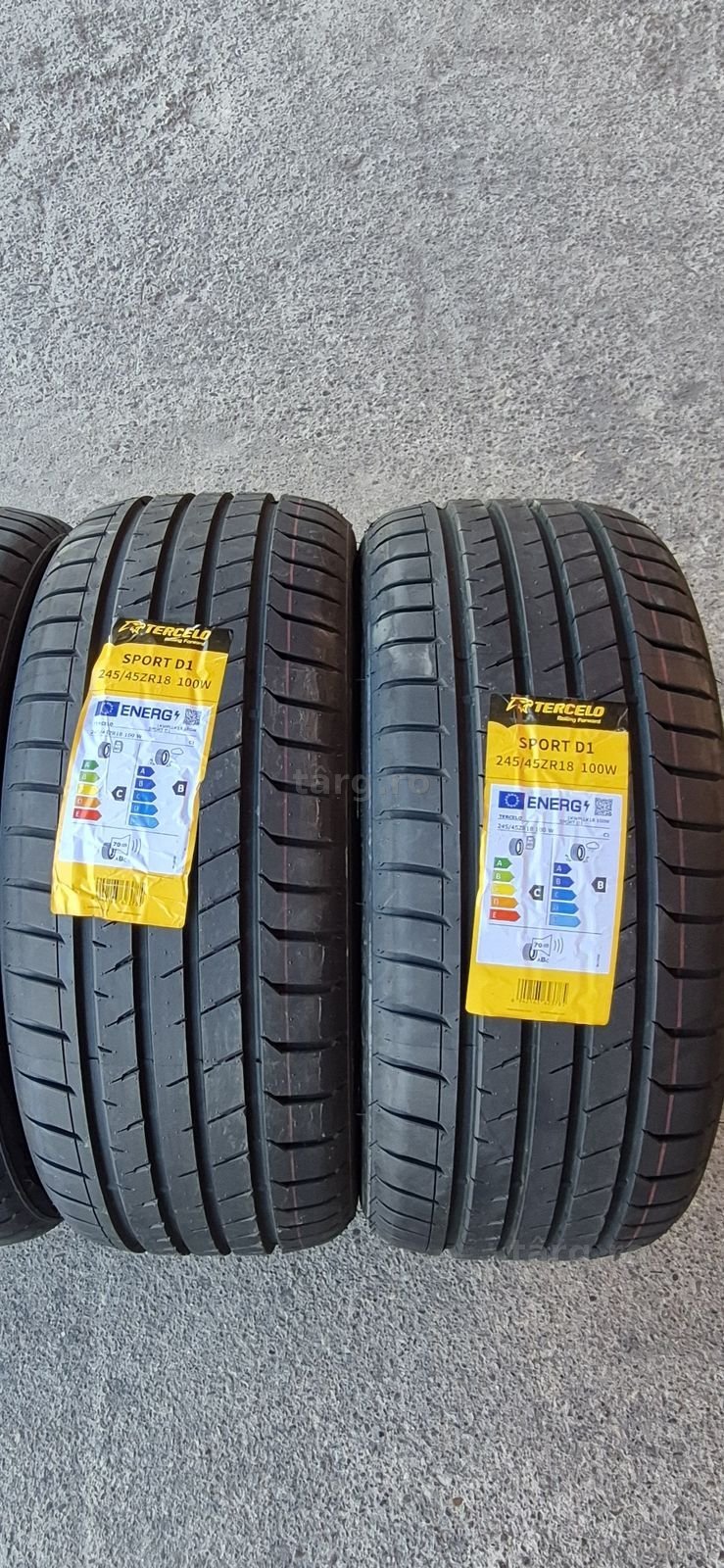 4 anvelope vara noi Tercelo 245/45/18,dot 2025.Pretul este pe bucata. 2