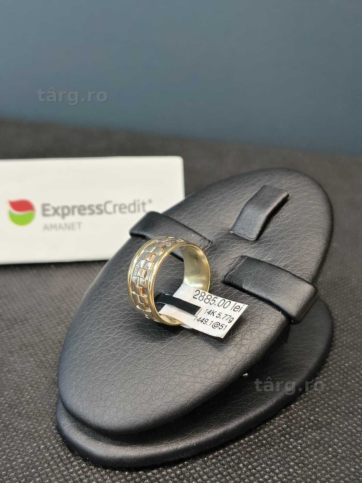 (AG51) Inel aur 14K 5.77g b1449 - Garantie 2 ani!
