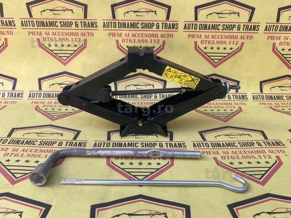 Cric Auto original Citroen C5 + manivela coarba cheie prezoane