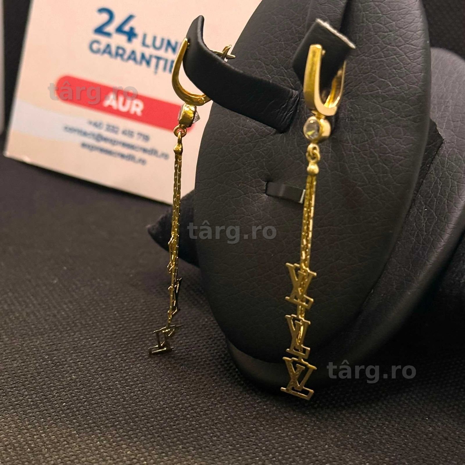 Cercei aur 14K 3.48g (AG15 Gara 1 B34096.1) Garantie 2 ani! 2