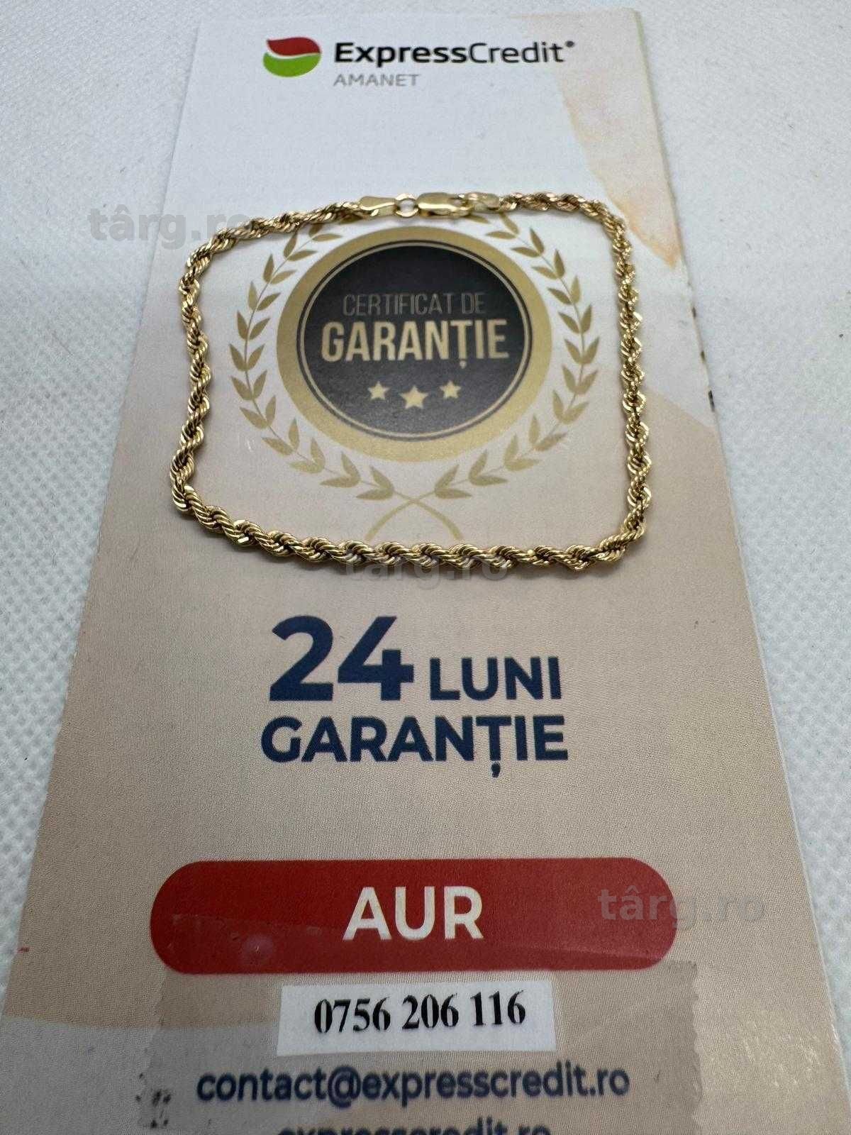 Bratara din aur 14k (70293.3/ 10 Pacurari 1) Garantie 2 ani!