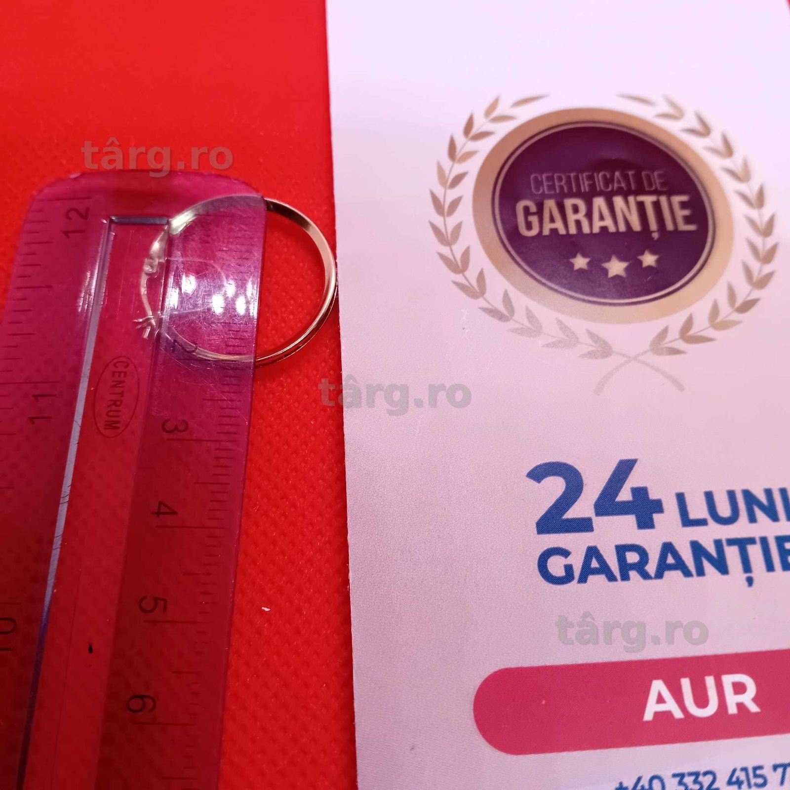 Cercei aur 14k 2.21g (Ag4 Dacia B50672.1)-Garantie 2 Ani 4