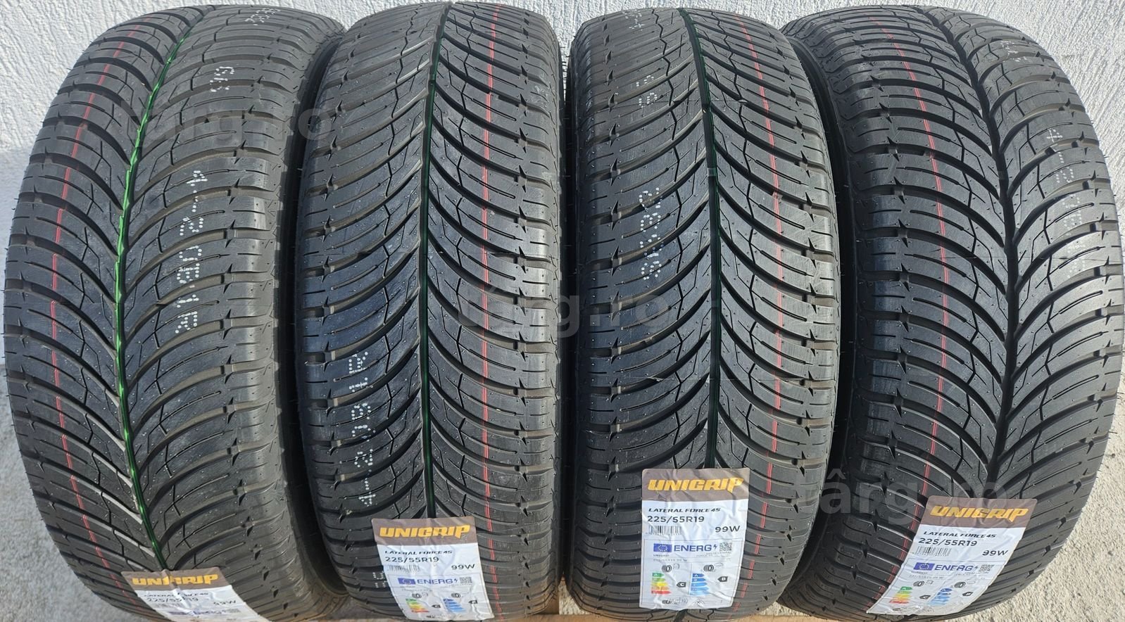 225/55 R19 , 99W, UNIGRIP Lateral Force 4S, Anvelope all season M+S 2