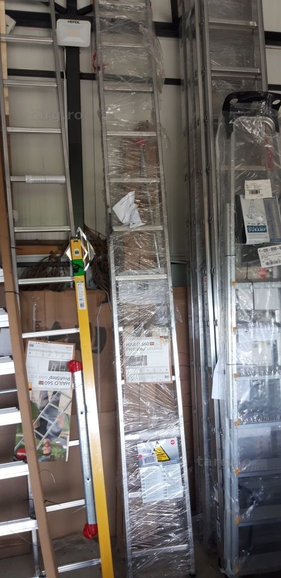 Scara aluminiu Hailo S60 ProfiStep uno, o sectiune, 12 trepte