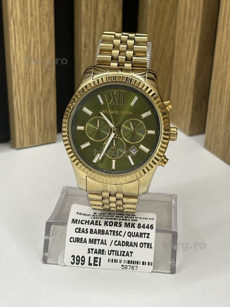 Michael Kors MK 8446 Quartz / Ceas barbatesc Garantie / Factura #58787
