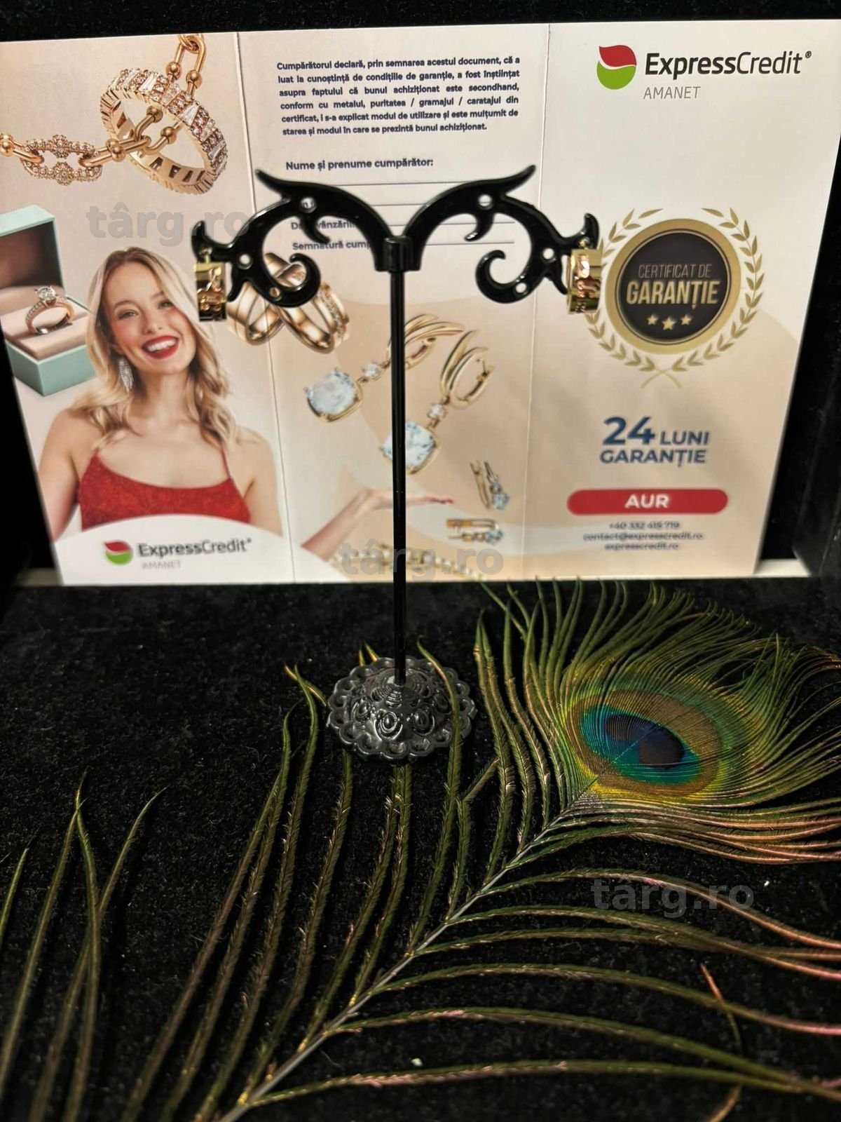 Cercei aur 14k 2.38g (B.60363-Tatarasi) Garantie 2 ani -1190 lei 5