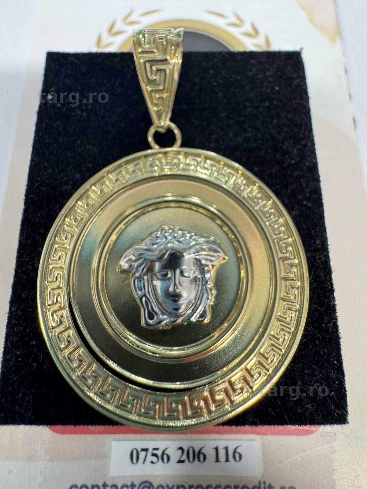 Medalion din aur 14k (69694.2/ 10 Pacurari 1) garantie 2 ani! 3