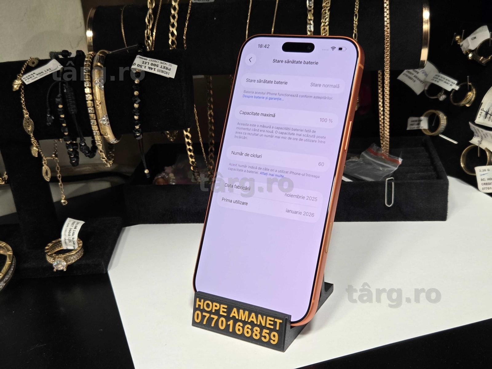 Hope Amanet P10/iPhone 17 Pro Max 256GB Garantie Apple 5