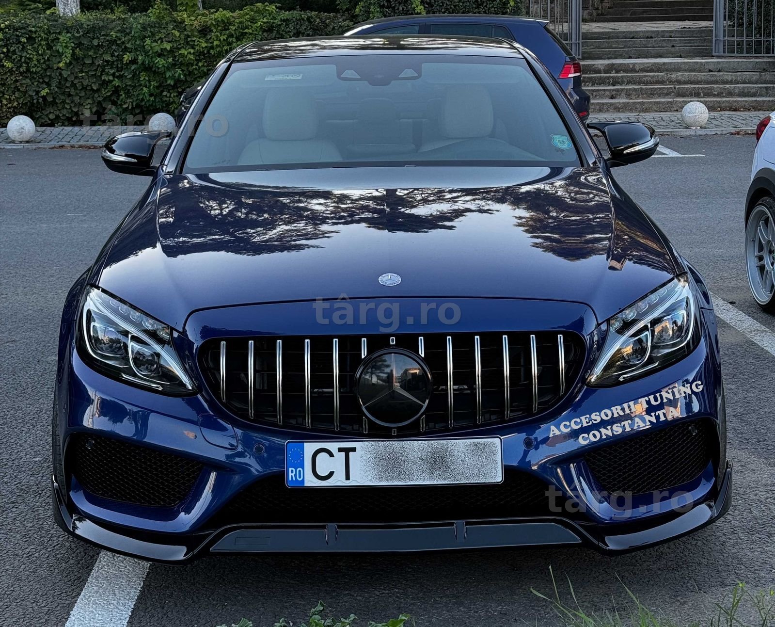 Grila Centrala GT-R Panamericana Crom Mercedes C Class W205 2015-2018