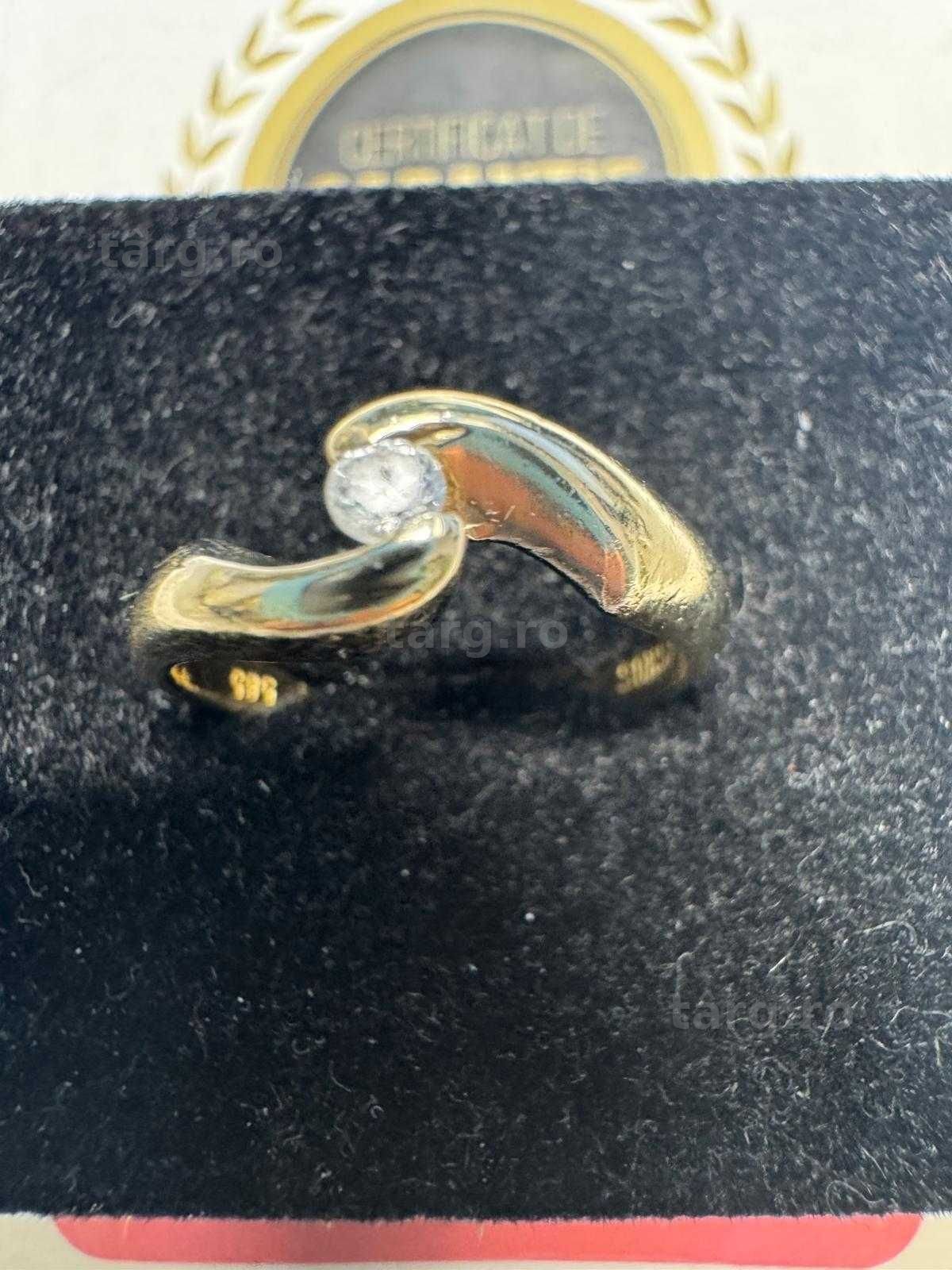 Inel din aur 14k (69233.1/ 10 Pacurari 1) Garantie 2 ani! 2