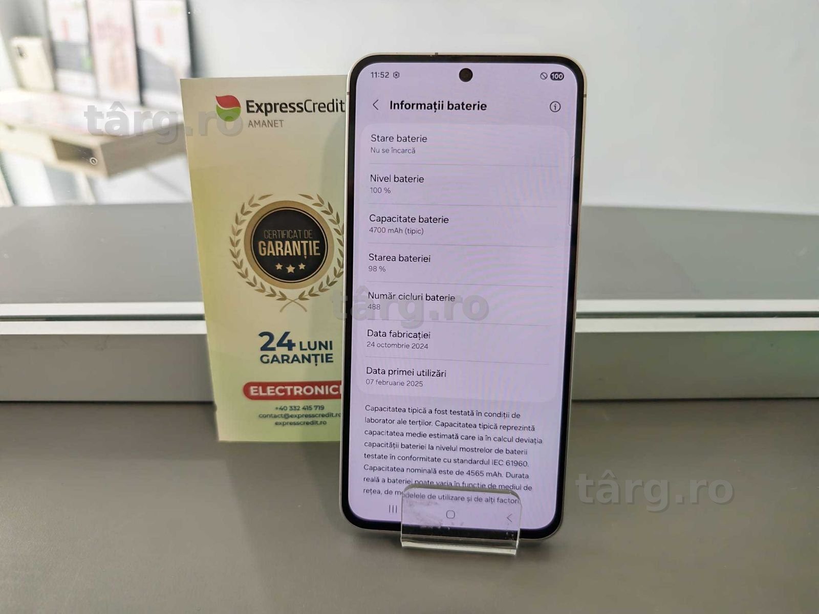 Telefon Samsung S24 FE (AG44 B:6980)-garantie 2 ani! 2