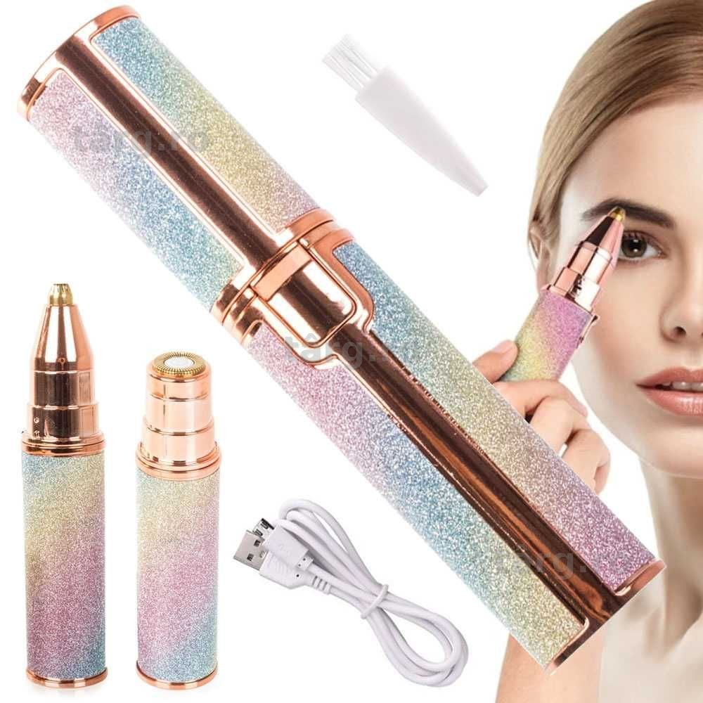 Epilator facial trimmer multicolor design compact reincarcabil 13x3cm