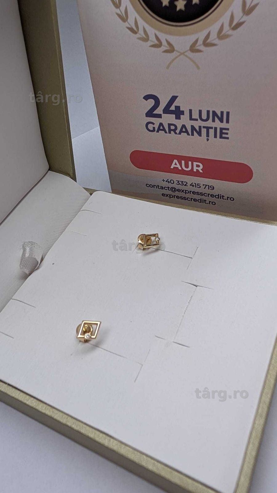 (AG42) Cercei Aur 14K 0.98 B:13956.2-Garantie 2 Ani!