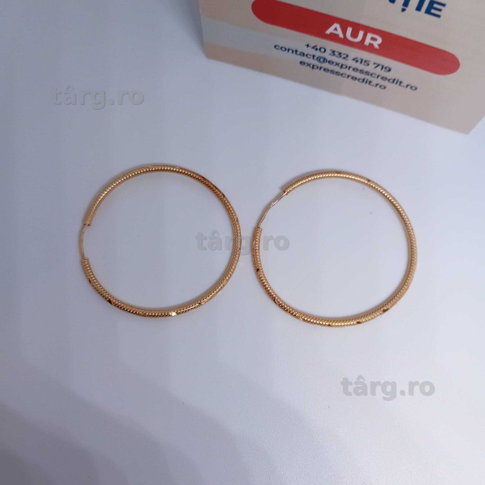 Cercei Aur 14K 3.68g (Ag4 Dacia B.51997) Garantie 2 ani 3