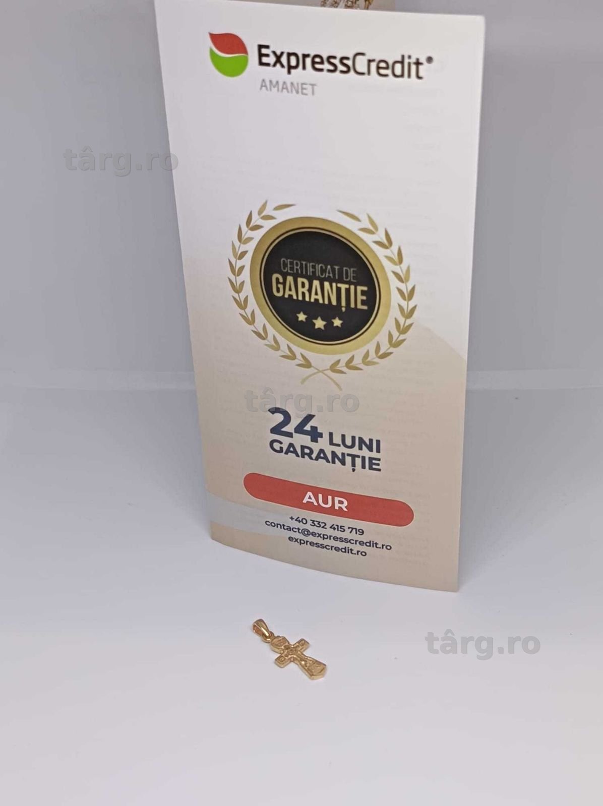 Pandantiv Aur 14K 1.32g (Ag4 Dacia B.52236) Garantie 2 ani
