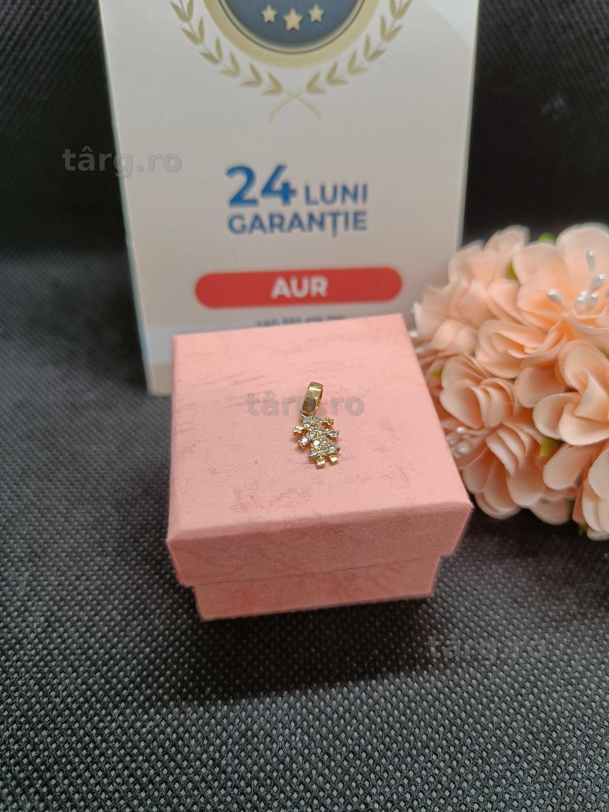 Medalion aur 15K 0.7g (Ag16 Moldova b32229.3) - Garantie 2 ani! 2