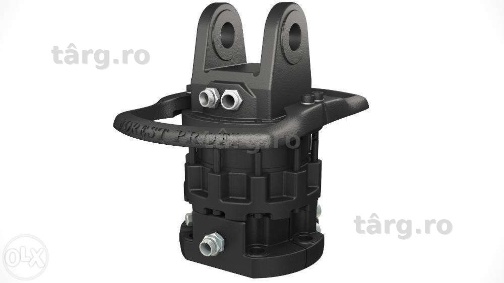 Rotator hidraulic 6 tone (CR-600FX) cu flansa pentru graifer