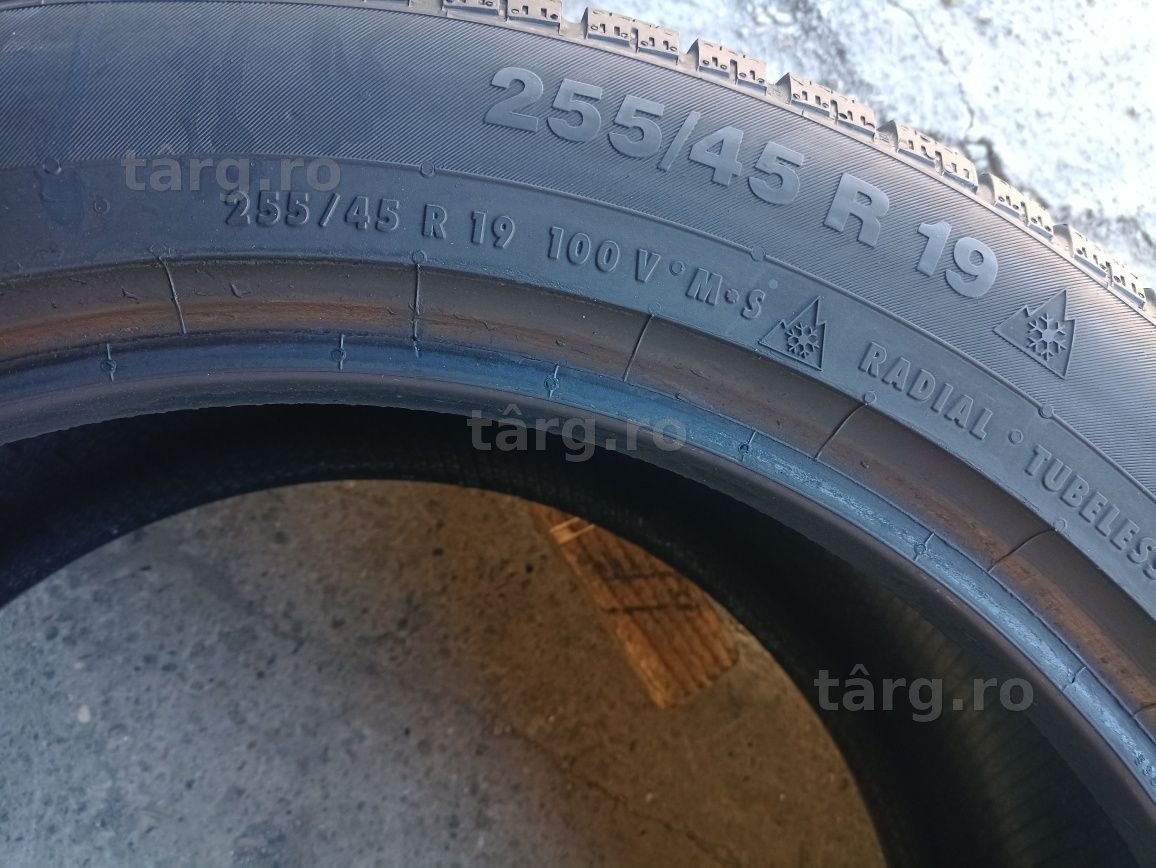 4 anvelope de iarna Continental 255/45 R19 2xdot 2018 2xdot2019 4