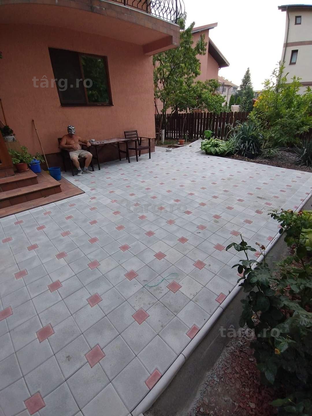 Pavaje si pavele de la 39lei mp model solzi antiderapant Montaj transp