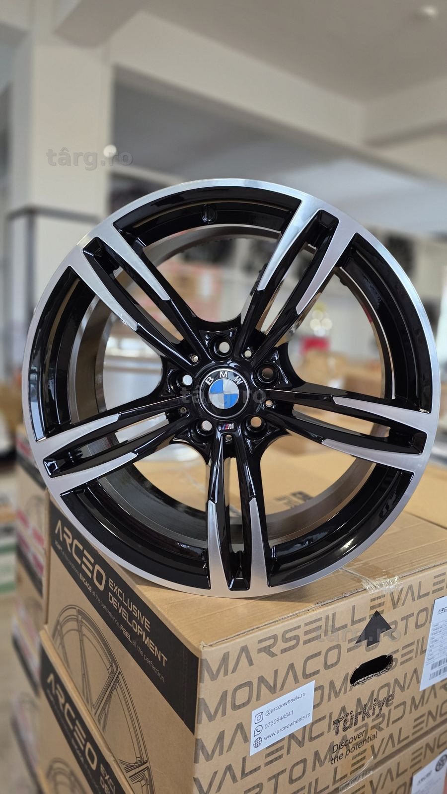 Jante EMR Wheels R19 Noi BMW Design M Seria 1 2 3 4 5 6 7 E46 E90 E91 E92 E93 F20 F21 F22 F23 F30 F31 F32 F33 F34 F36 E60 E61 F10 F11 X1 X3 X4 Z4