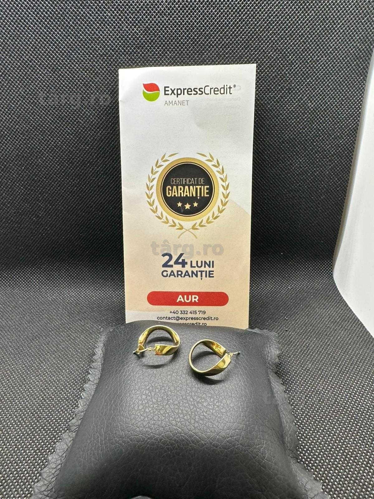 Cercei aur 18k 1,91g (AG29 Siraj B.34732.1) Garantie 2 ani!