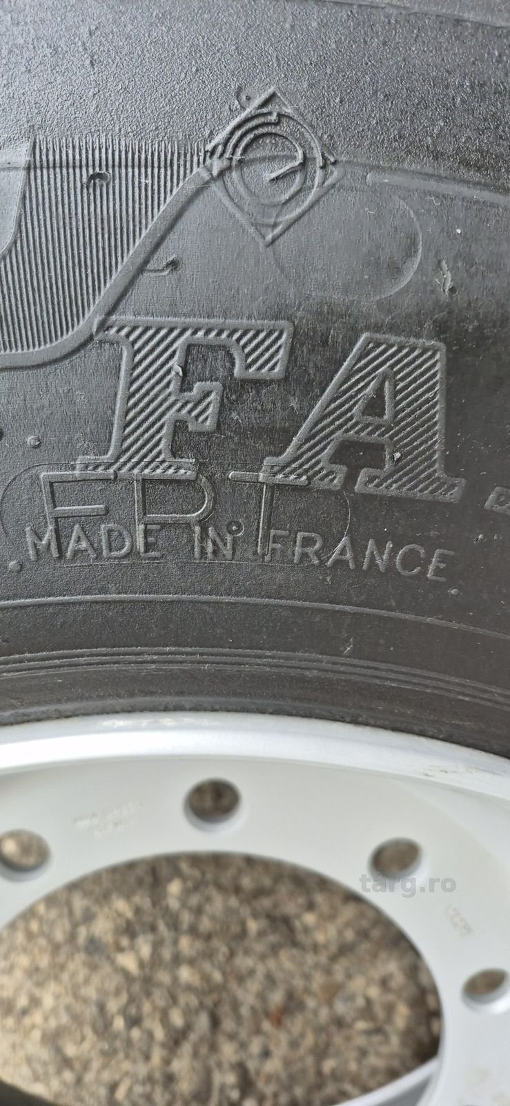 4 anvelope M+S remix noi, Michelin 385/65/22,5,dot 2022-2024,echipate cu jante.Pretul este pe bucata 8