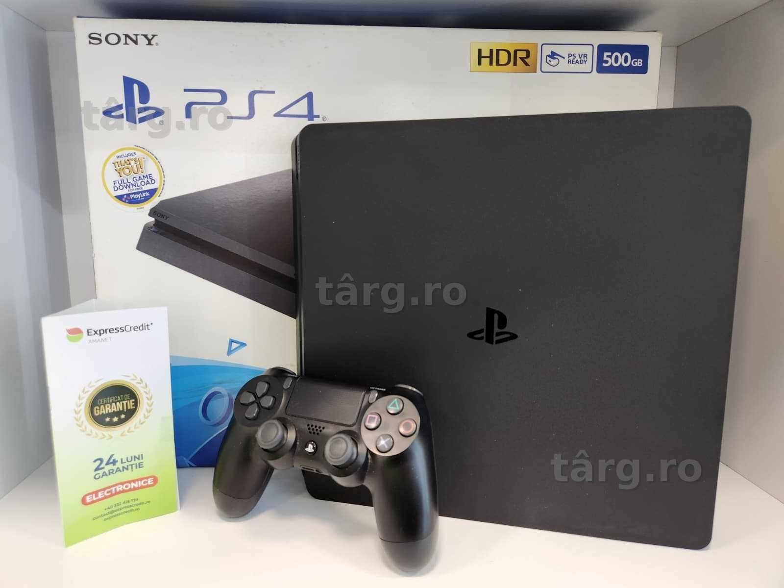 Consola Sony PlayStation 4 Slim 500Gb (Ag8 Tudor/B75337) – Garantie 2 Ani!