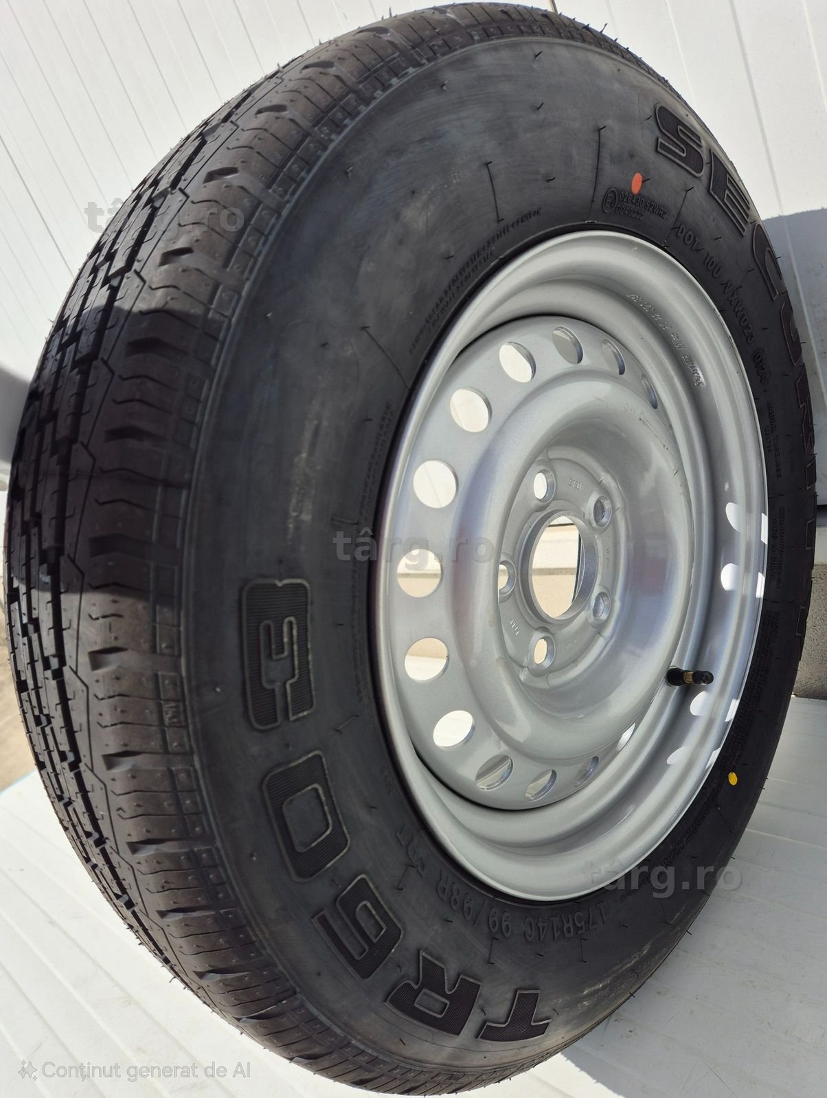 Roata 175 R14C ( 175/80 R14C), 99R, Anvelopa Security pe Janta 5.5jx14