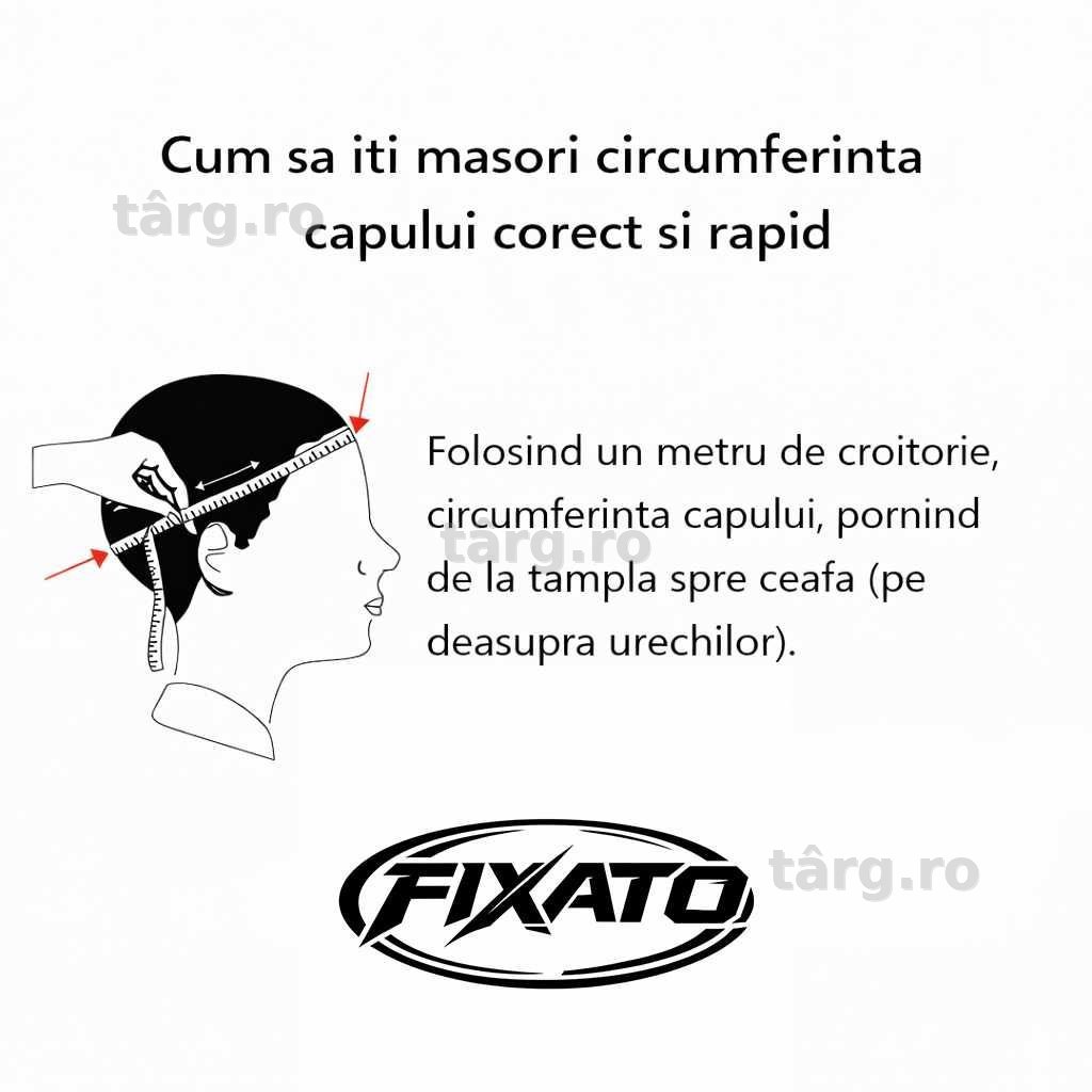 Casca Moto/Scuter/ATV, viziera dubla, marime universala, Gri cu Rosu 3