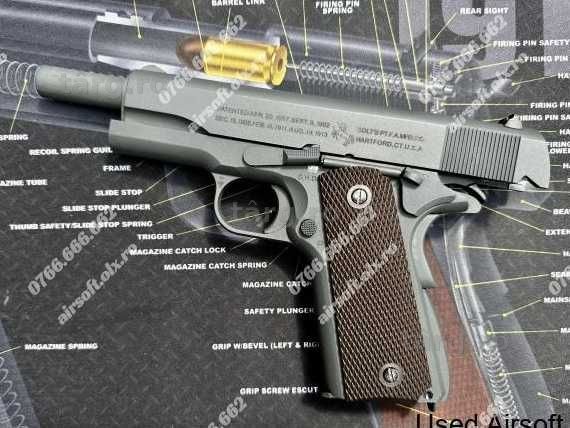 Pistol ~Automat Airsoft GEN ARMA ADEVARATA cu Aer Comprimat FULL METAL