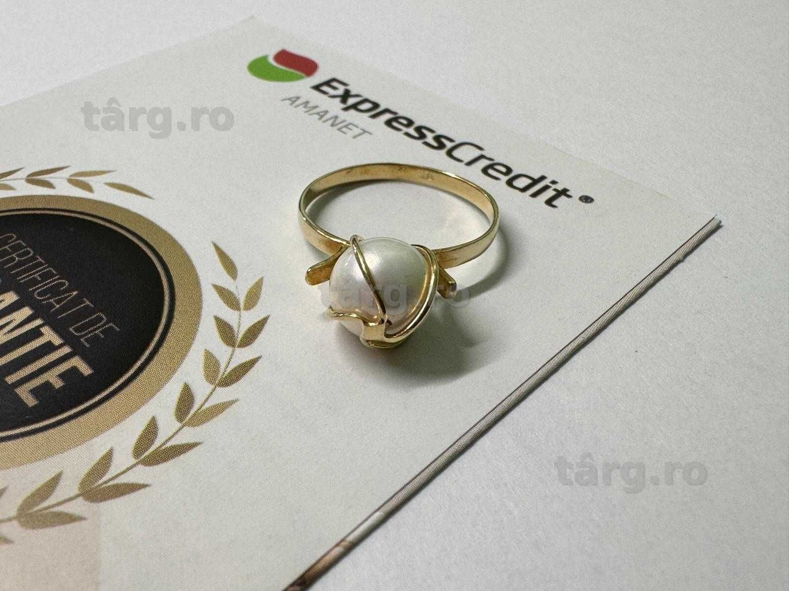 Inel aur 14K 2.18g (B.61587.3 Tatarasi) Garantie 2 ani