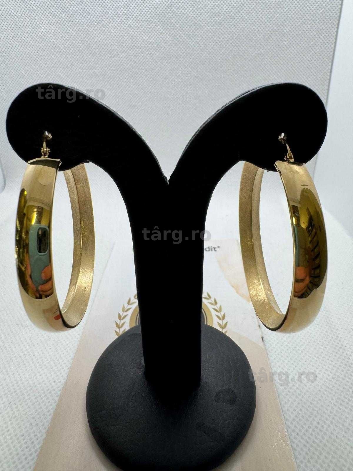 Cercei din aur 14k (70343.1/ 10 Pacurari 1) garantie 2 ani! 2