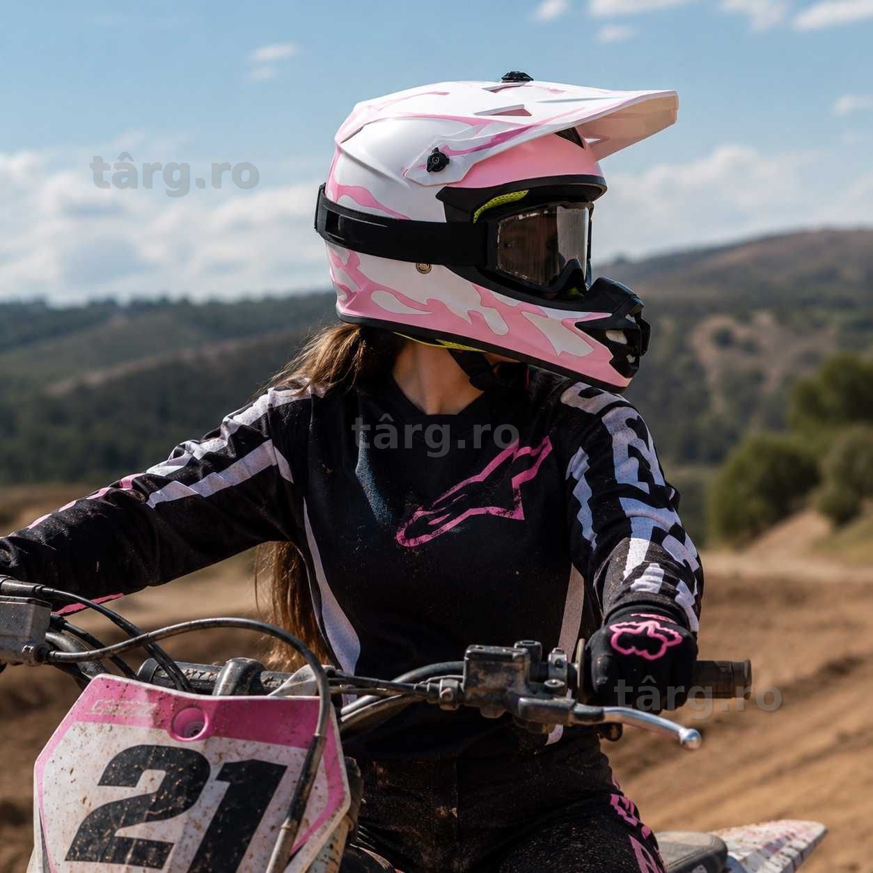 Casca Moto Enduro Cross ATV - S / M / L / XL - Roz 2