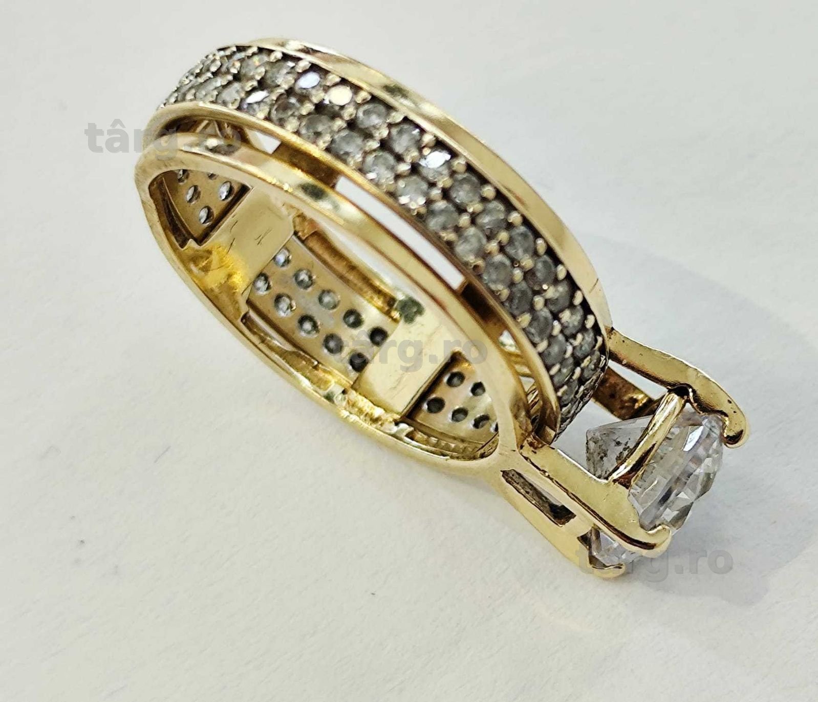 Inel aur 14 K 4.26gr (AG35 B 28501.5/3 Garantie 2 ani !