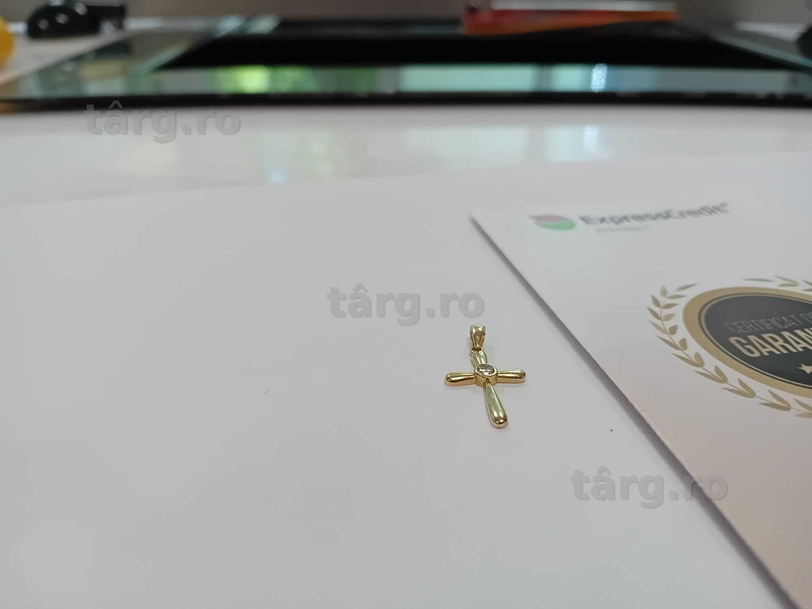 (Ag33) Medalion Aur 14K / Garantie 2 ani