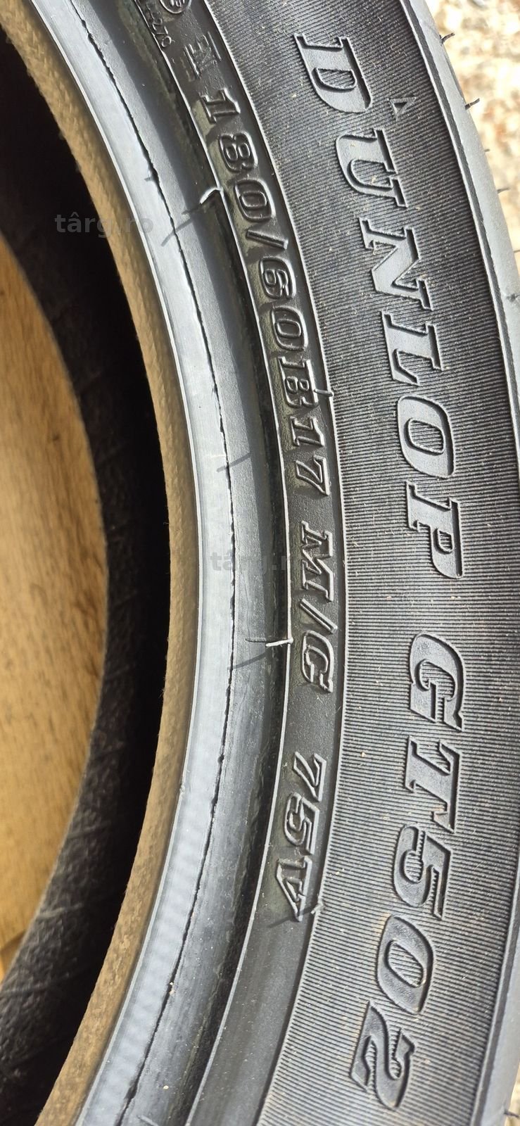 O anvelopa moto spate noua Dunlop GT502,180/60/B17,dot 2018. 5