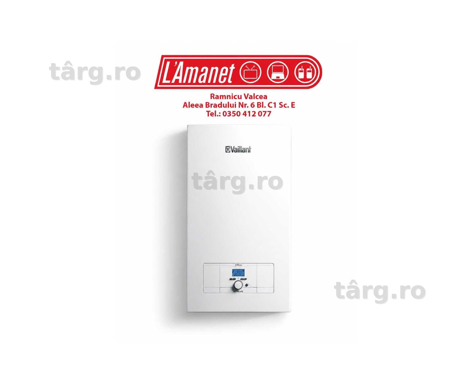 Centrala Termica Curent Electric 24KW Vaillant eloBLOCK cu pompa electronica si vas de expansiune 8L 24 kW 3x400V Noua Nefolosita Garantie