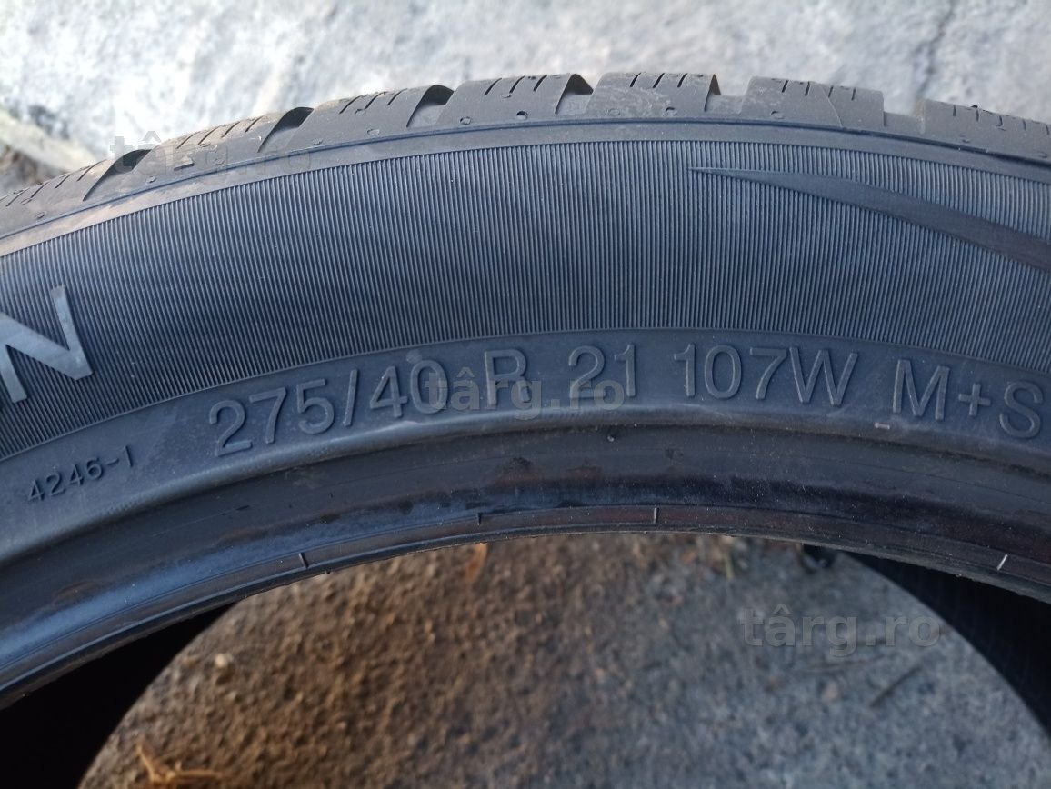 4 anvelope de iarna NOI Vredestein 275/40 R21 dot 4318 5