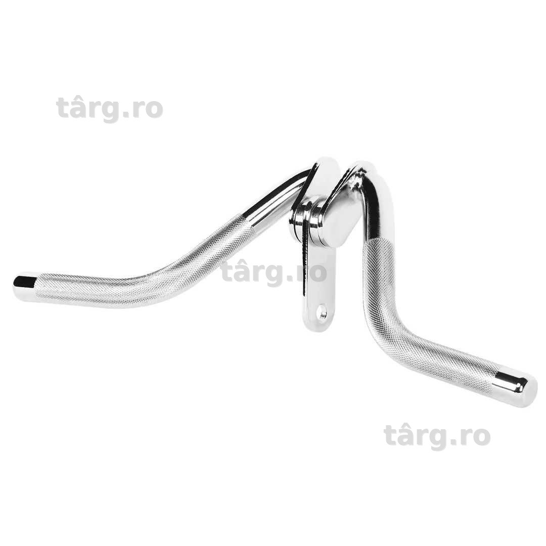 Mâner curl pentru triceps pivotant cromat