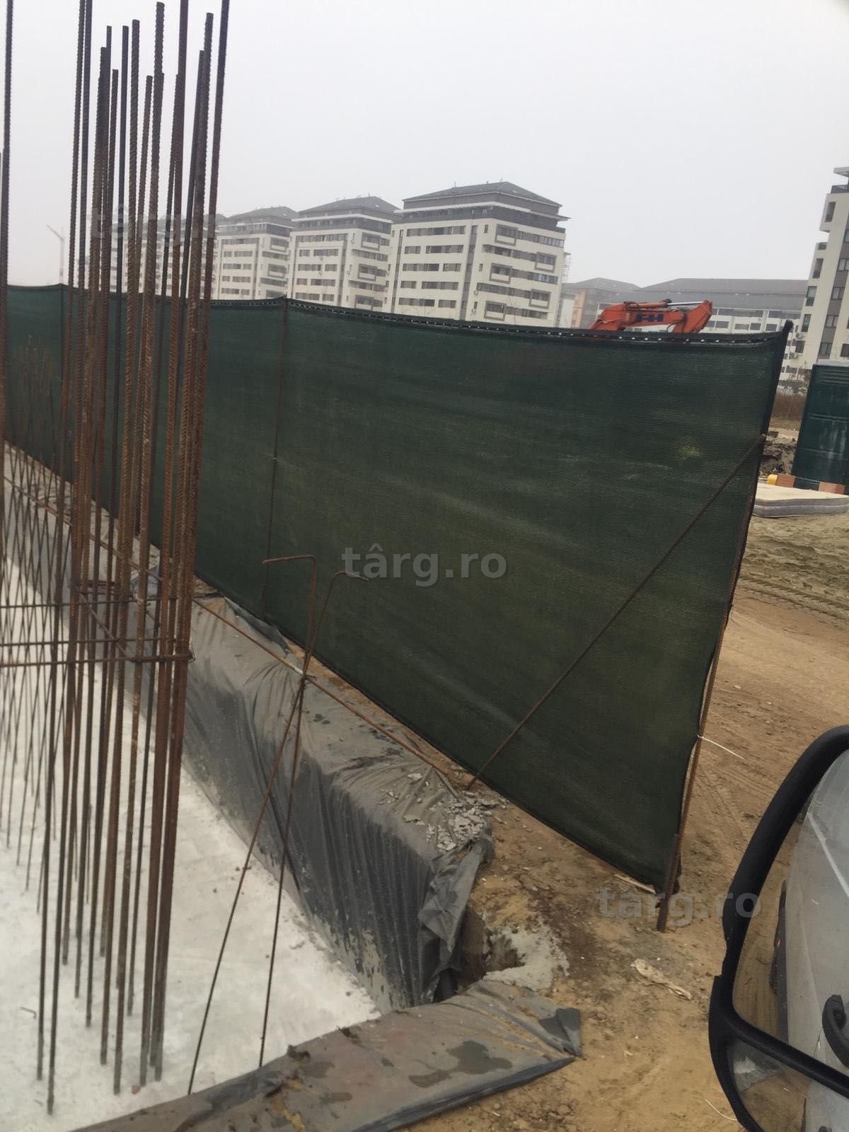 Plasa Umbrire Gard/Protectie Soare: 2x25m= 180 lei-Umbrire 90%
