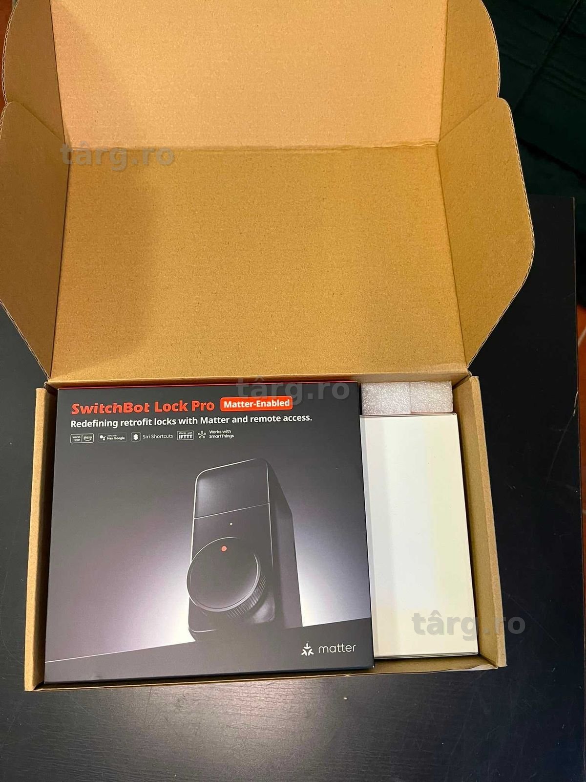 Încuietoare inteligentă SwitchBot WiFi Pro cu tastatură tactilă