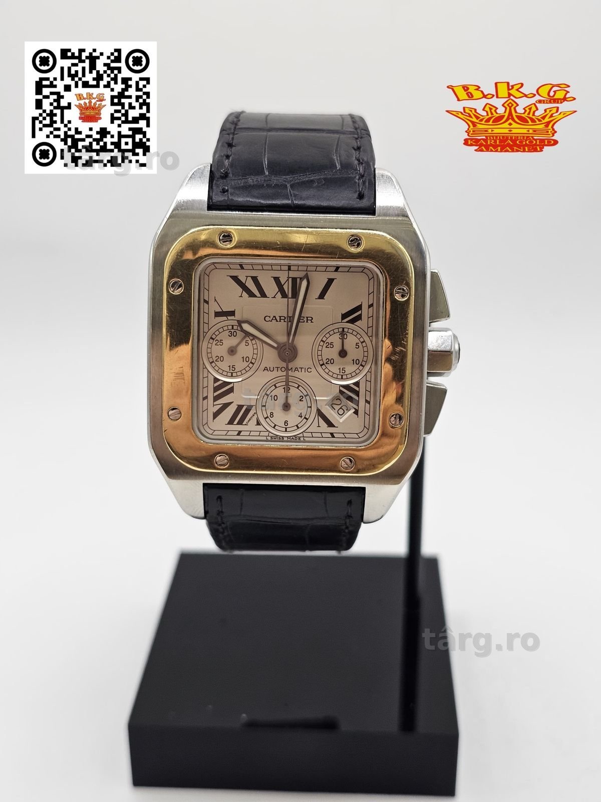 Cartier Santos 100 Amanet BKG