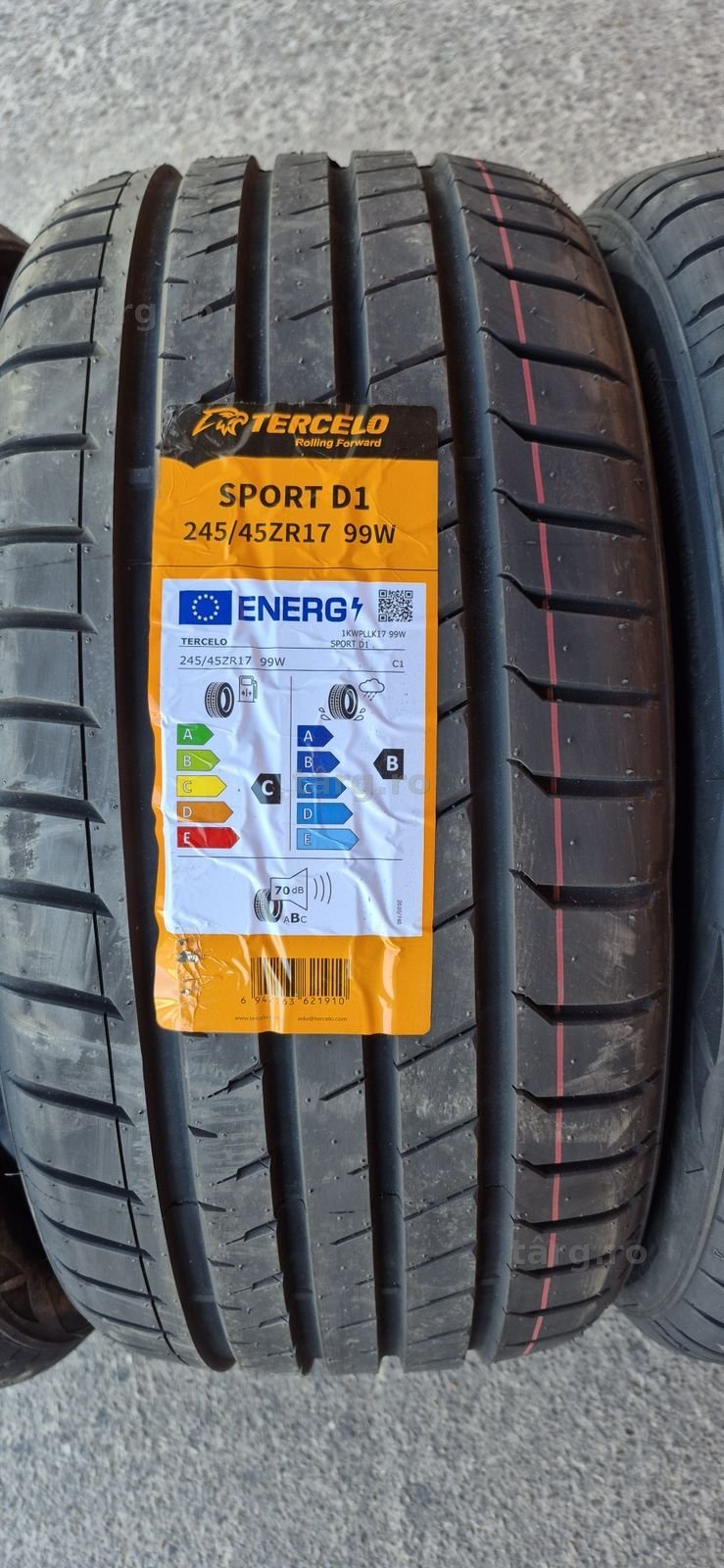 4 anvelope vara noi Tercelo 245/45/17,dot 2025.Pretul este pe bucata. 3