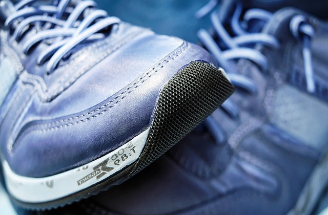 Pair of running sneakers