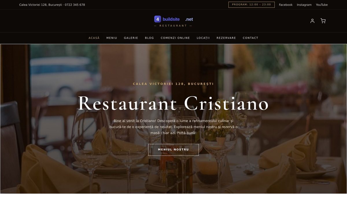 Online store — Restaurant