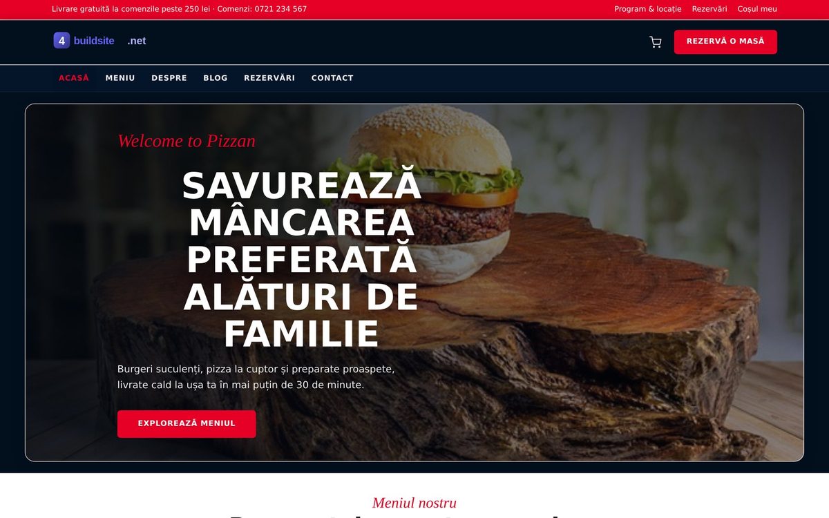 Online store — Restaurant & Food Delivery